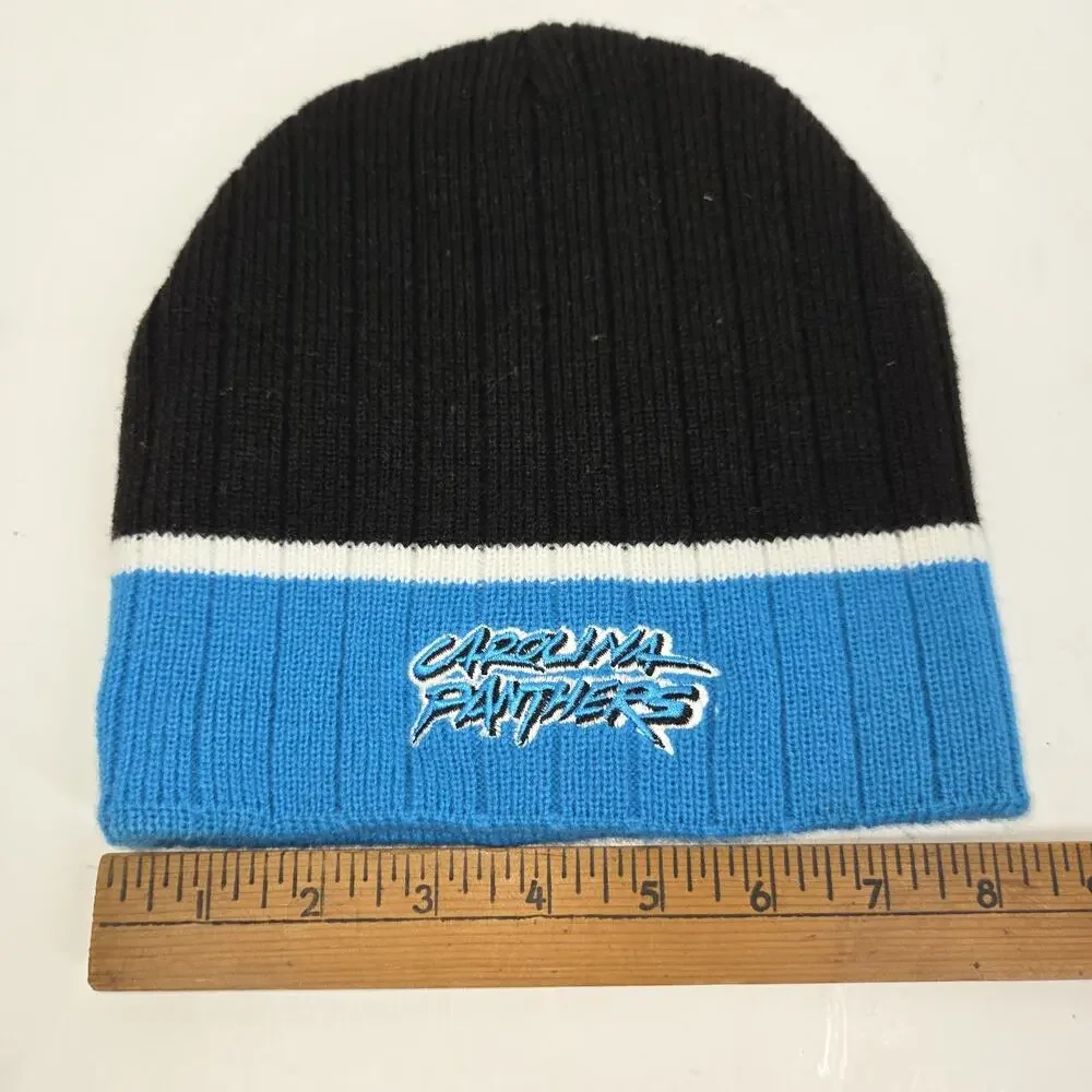 Vtg Carolina Panthers Beanie Cap NFL Football Sport Sports North Carolina Y2k